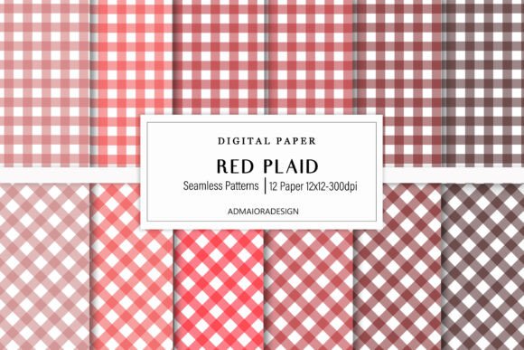 Download Red Buffalo Plaid, Red Pattern - Buffalo plaid Collection