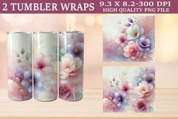 Download Floral Sublimation Tumbler Wraps - Tumbler wrap Collection