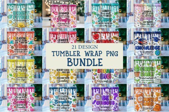 Download 3D Tumbler Wrap Png Bundle - Tumbler wrap Collection