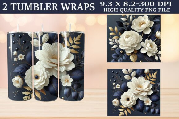 Download Floral Sublimation Tumbler Wraps - Tumbler wrap Collection