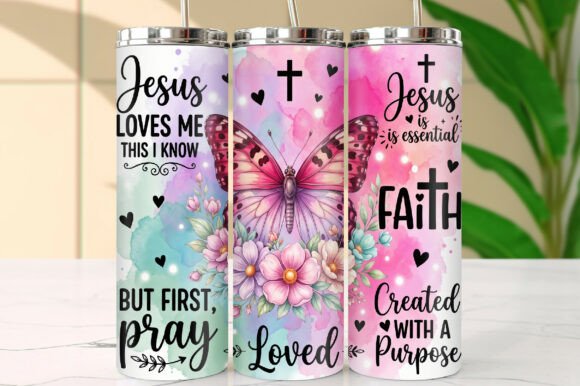 Download Christian 20oz Skinny Tumbler Wrap PNG - Tumbler wrap Collection