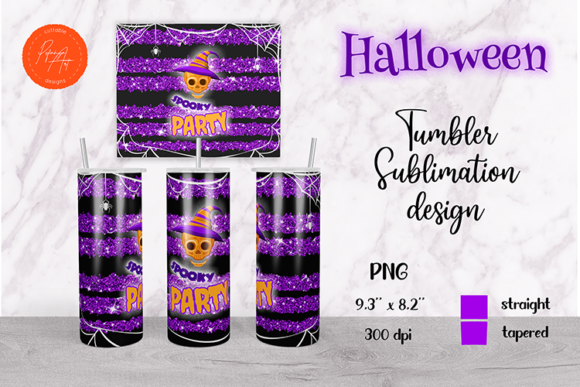 Download Spooky Party Tumbler Sublimation Design - Tumbler sublimation Collection