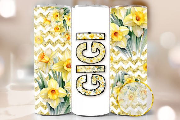 Download Gigi Spring PNG Floral Tumbler Wrap - Tumbler wrap Collection