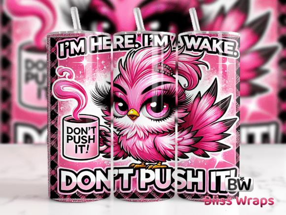 Download Sarcastic Funny Bird Tumbler Wrap Png - Tumbler wrap Collection