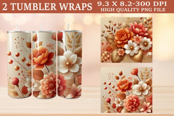 Download Floral Sublimation Tumbler Wraps - Tumbler wrap Collection