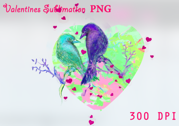 Download 6 Birds New Valentines Sublimation PNG - Valentines sublimation png Collection