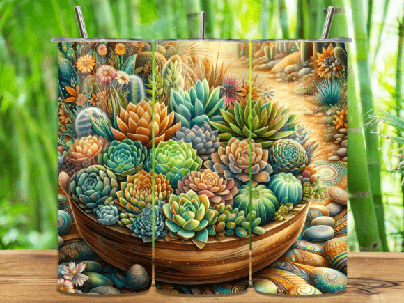 Download Rustic Potted Plant 20oz Tumbler Wrap - Tumbler wrap Collection