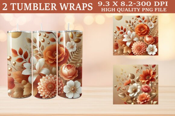 Download Floral Sublimation Tumbler Wraps - Tumbler wrap Collection